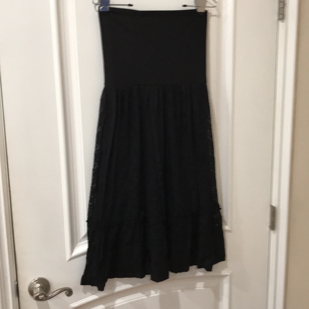 Lapis boho  lace skirt with lining size L